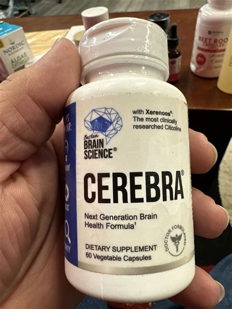 Boston Brain Science CEREBRA Brain Health Formula Dietary Supplement 60 ...