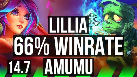 LILLIA Vs AMUMU JGL 10 2 12 66 Winrate EUW Master 14 7 YouTube