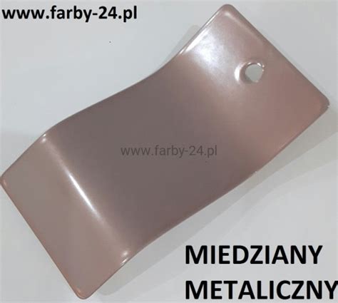 Farba Proszkowa Poliestrowa Kolor Gold Rose Ii Metaliczny Po Ysk P S U