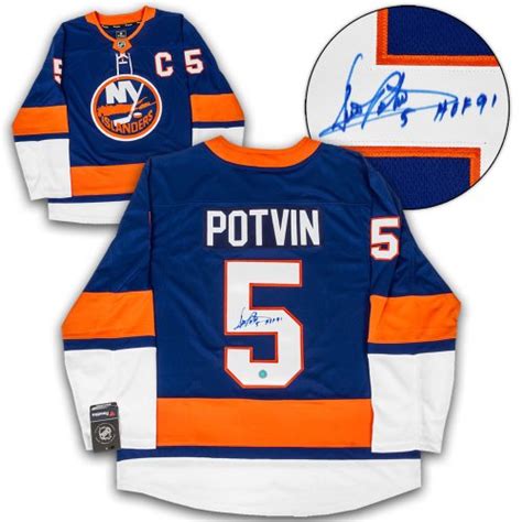 Denis Potvin New York Islanders Autographed Signed Fanatics Hockey Jersey