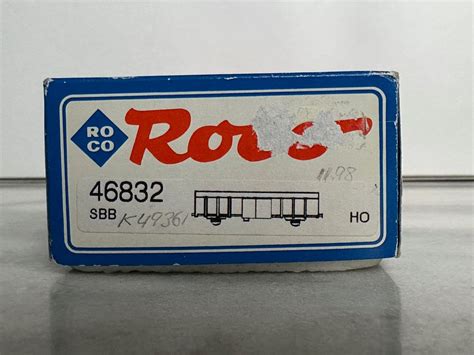 Roco 46832 Gedeckter Wagen SBB H0 Epoche III Kaufen Auf Ricardo