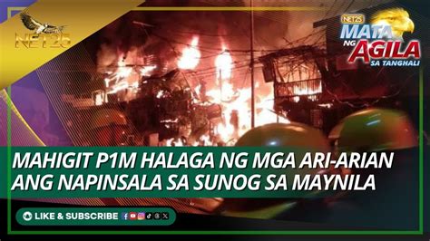 Mahigit P1M Halaga Ng Mga Ari Arian Ang Napinsala Sa Sunog Sa Maynila