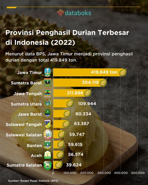 Inilah Provinsi Penghasil Durian Terbesar Di Indonesia Pada