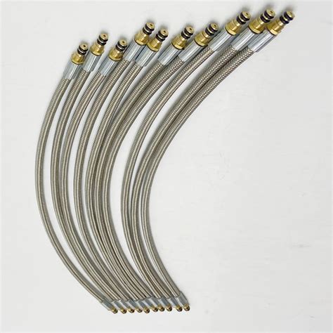 Braided Stainless Steel Wire Flexible Gas Hose For Stove High Pressure