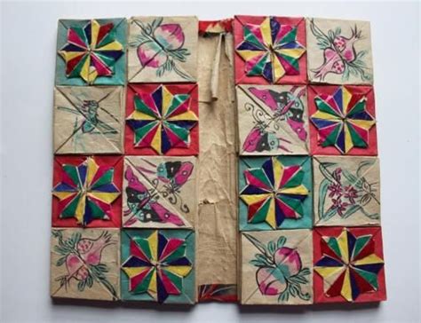 Inside A Chinese Thread Book Zhen Xian Bao Post 7 Handmade Books Bookbinding Folded Book Art