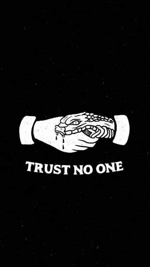 "Trust No One" Poster by natbur | Redbubble