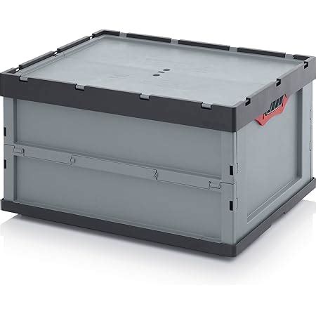 Profi Faltbox 80 x 60 x 44 mit Deckel inkl gratis Zollstock große