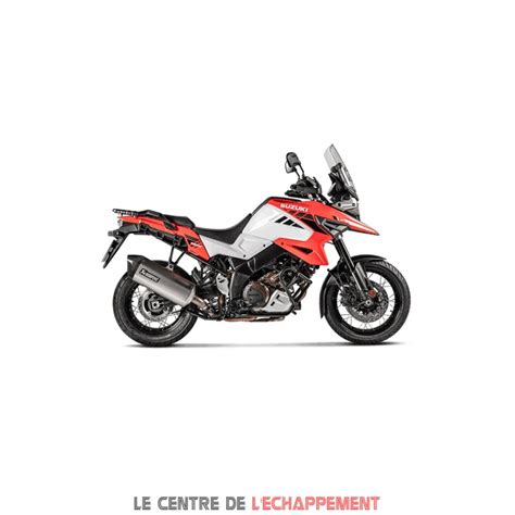 Silencieux Akrapovic Slip On Suzuki Dl V Strom Coupelle