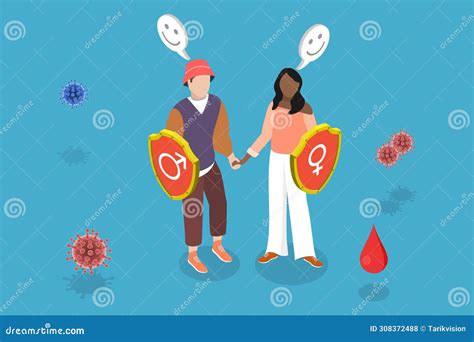 Sexual Transmitted Disease Infographic Vector Flat Healthcare