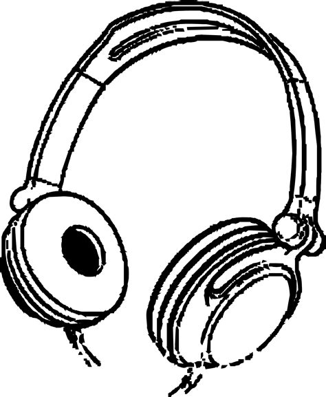 Headphones Drawing At Getdrawings Free Download