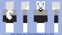 Furry White Minecraft Skin