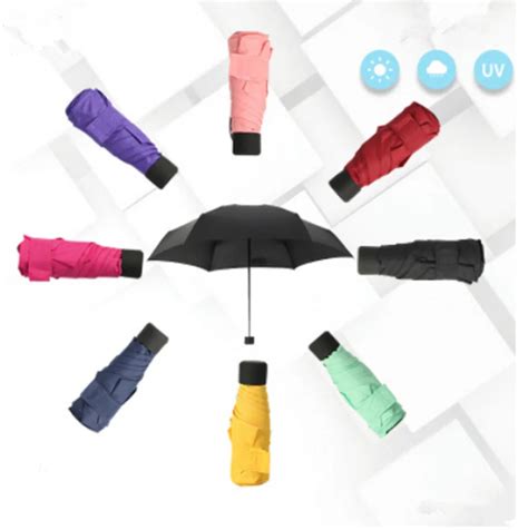 Mini Guarda Chuva De Bolso Feminino Uv Dobr Vel Pequenos Guarda S Is