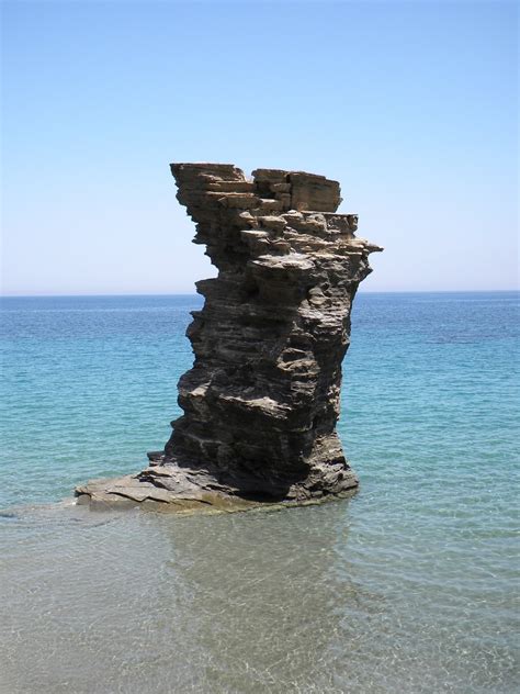 Grias To Pidima Beach In Korthi Photo From Ormos Korthiou In Andros