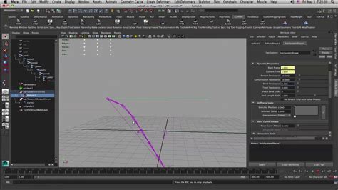 Dynamic Chains Maya Hair Tutorial Tutorial Maya Videos Tutorial