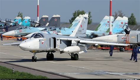 Sukhoi Su 24mr Russia Air Force Aviation Photo 6450881