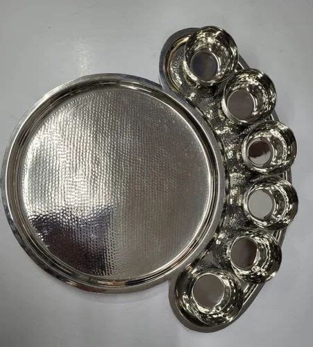 Stainless Steel Maharaja Bhog Dinner Thali Set at Rs 1150/piece ...