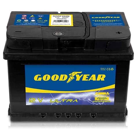 Bateria De Coche Ultra 12v 60ah 550a Goodyear