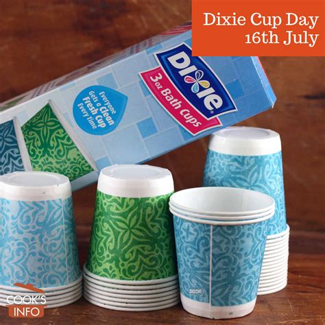 Dixie Cup Day Cooksinfo