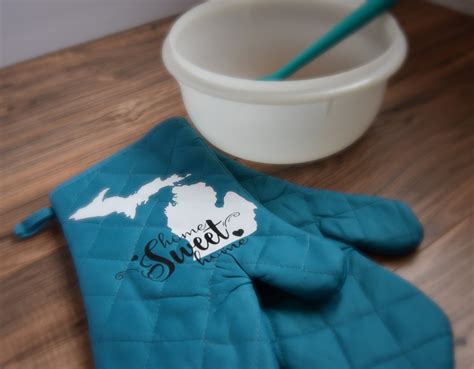 Michigan Oven Mitt Set Home Sweet Home Kitchen Etsy