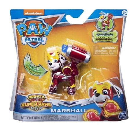 PAW PATROL MIGHTY Pups Marshall Transforming Exclusive Figure New EUR 34,32 - PicClick FR