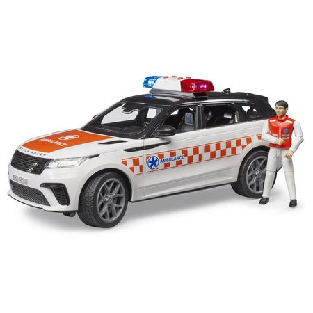 Bruder 02885 Range Rover Samochód ratunkowy z figurką ratownika