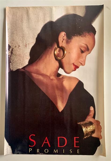 Sade Promise Usa Portraitcbs 1985 Sade Concert Posters Sade Adu