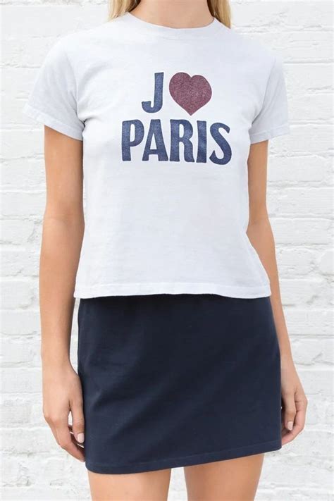 Graphics Brandy Melville Paris Shirt Tops Fashion