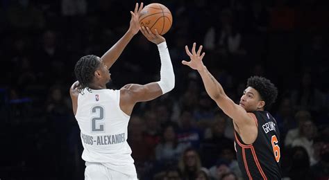 Gilgeous Alexander Scores As Thunder Topple Knicks