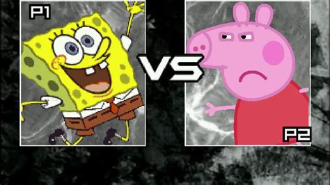 Classic Spongebob Squarepants Vs Peppa Pig Legendary Battles 970