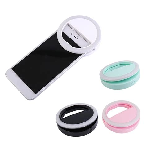 Luxury New Smart Phone Led Flash Light Up Selfie Ring Flash Enhancing