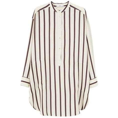 Mango Oversized Striped Shirt Multi Oversized Striped Shirt Fashion