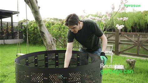 Vivosun 220 Gallon Outdoor Compost Bin Youtube