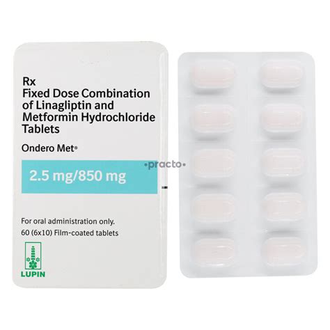 Ondero Met Mg Mg Tablet Uses Dosage Side Effects Price