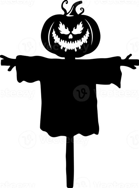 Espantapajaros Silueta Halloween Png