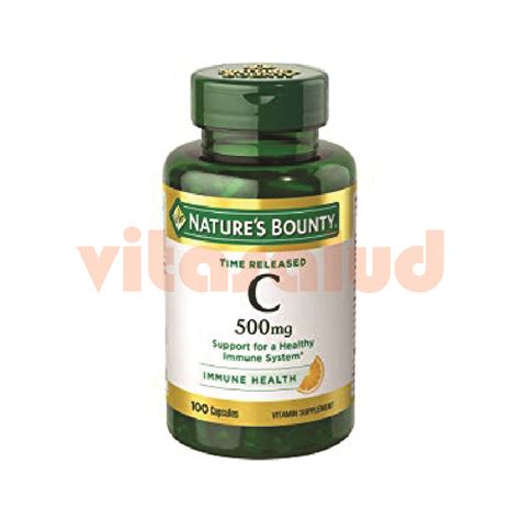 NATURES BOUNTY VITAMINA C 500 100 TABL Vitasalud