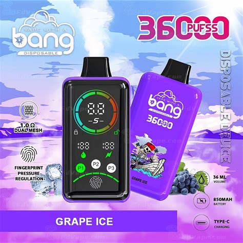 Bang 36000 36k Power Disposable Vape 0% 2% 3% 5% Nicotine 12Tastes