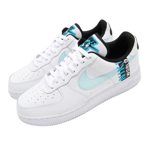 Nike Air Force 1 Low Worldwide White Blue Fury CK6924-100 - KicksOnFire.com