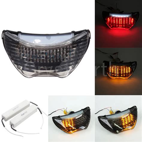 Motorcycle Motorbike Integrated Turn Signal Tail Light Led Taillight