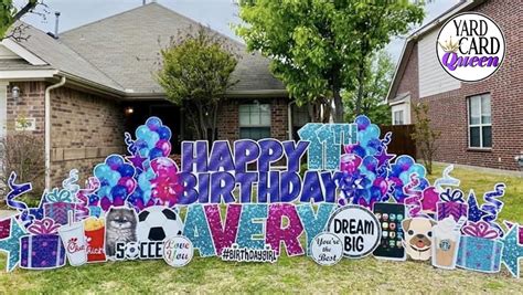 Happy Birthday Yard Sign Happy Birthday Yard Signs,