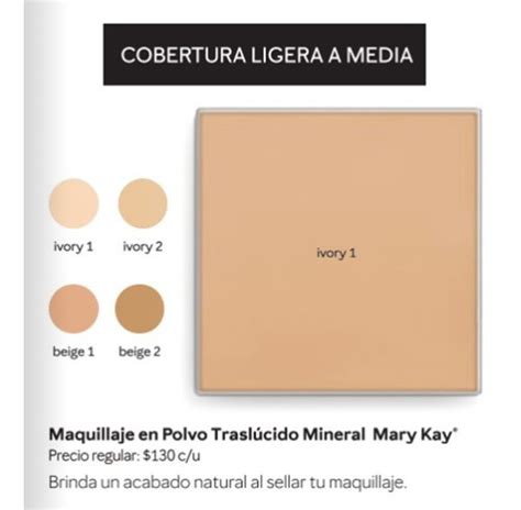 Maquillaje En Polvo Trasl Cido Mineral Beige Mary Kay Casabella Izcalli