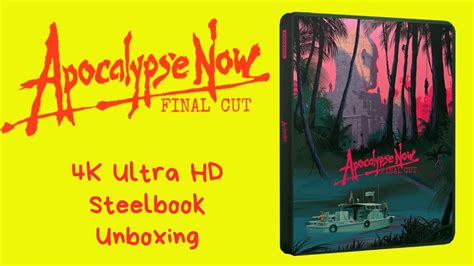 Apocalypse Now Final Cut 4k Ultra Hd Steelbook Unboxing Deutsch