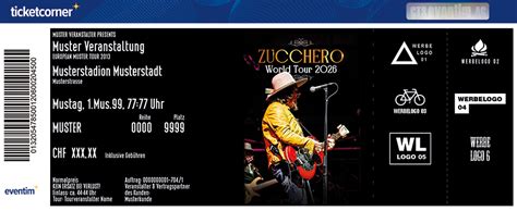 Tickets für Zucchero in ZÜRICH