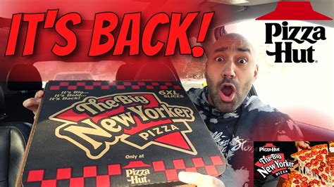 IT S BACK Pizza Hut The Big New Yorker YouTube