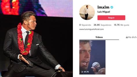 Luis Miguel Tiene Tiktok Actitudfem