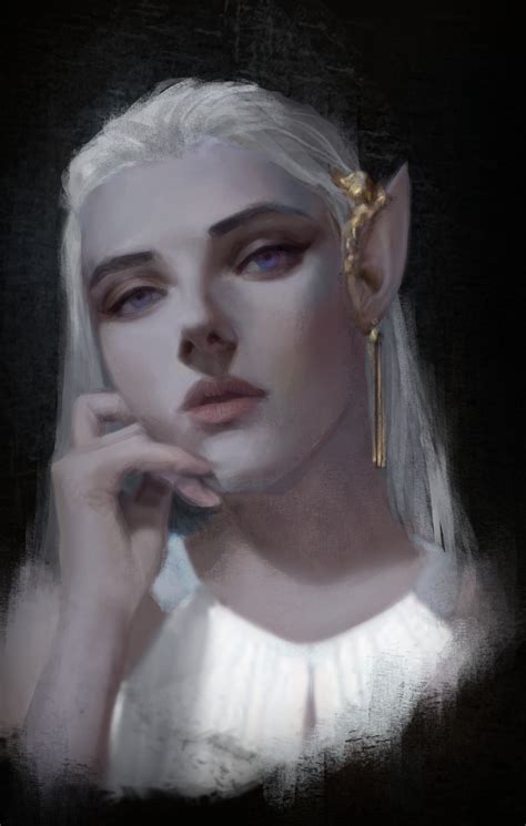 Artstation Isabella Seseon Yoon Character Portraits Elf Art Concept Art Characters