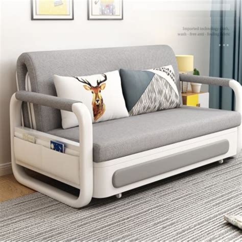 Sof Cama Plegable Multifuncional Con Asa Sofa Bed Living Room