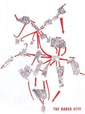 Naked City 1957 Guy Debord Map Design Reference