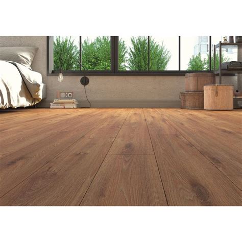 Plancher Stratifi En Fibres Haute Densit Brun Effect Par Mono Serra