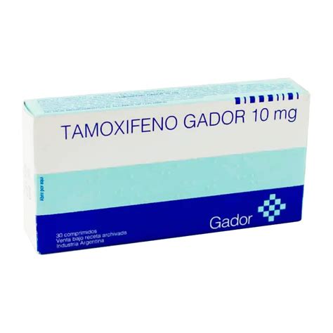 Tamoxifeno Gador 10mg Contiene 30 Comprimidos Punto Farma