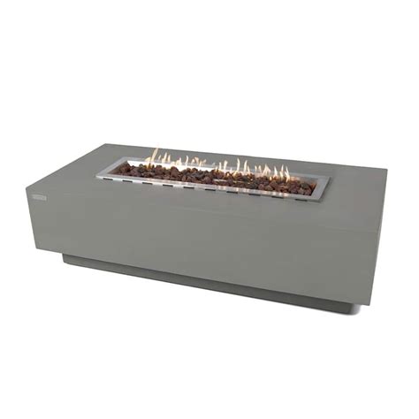 Envelor Granville Outdoor Fire Pit In X In Rectangular Concrete